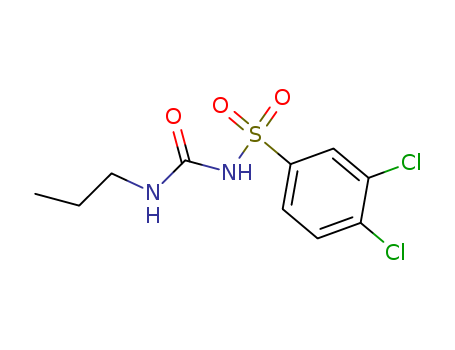 Benzenesulfonamide,3,4-dichloro-N-[(propylamino)carbonyl]- cas  25672-38-2