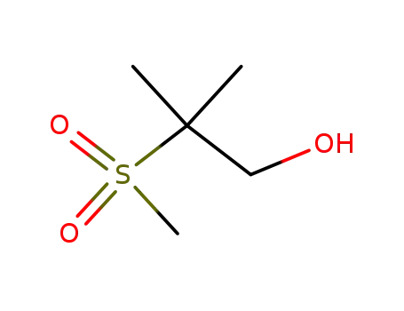 Molecular Structure of 25841-38-7 (2-methyl-2-(methylsulfonyl)propan-1-ol)