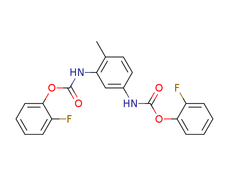 Toluene-2,4-dicarbamicacid, bis(o-fluorophenyl) ester (8CI)