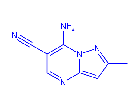 7-amino-2-methylpyrazolo[1,5-a]pyrimidine-6-carbonitrile(SALTDATA: FREE)