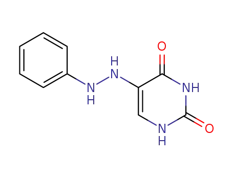 Molecular Structure of 31730-50-4 (5-(2-phenylhydrazinyl)pyrimidine-2,4(1H,3H)-dione)