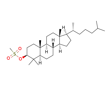 methanesulfonyloxy-3β dimethyl-4,4 5α-cholestane