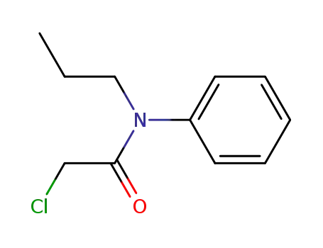 Molecular Structure of 2567-52-4 (2-chloro-N-phenyl-N-propylacetamide)