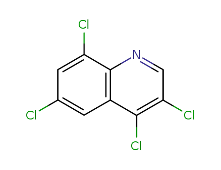 Molecular Structure of 25771-78-2 (3,4,6,8-Tetrachloroquinoline)