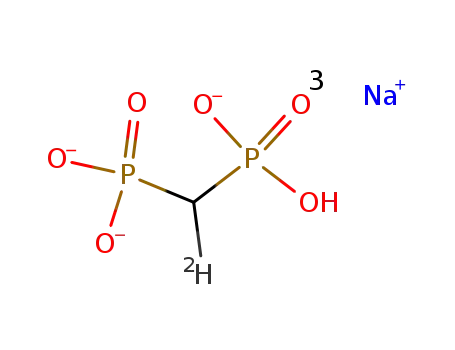 CH<sub>2</sub><sup>(2)</sup>HO<sub>6</sub>P<sub>2</sub><sup>(3-)</sup>*3Na<sup>(1+)</sup>