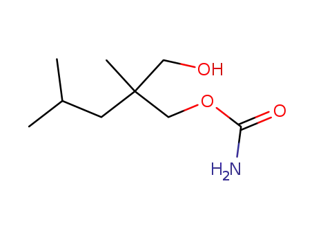 Molecular Structure of 25451-58-5 (Carbamic acid 2-(hydroxymethyl)-2,4-dimethylpentyl ester)