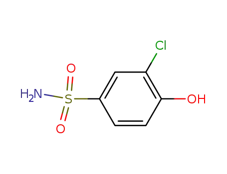 Molecular Structure of 25319-97-5 (3-chloro-4-hydroxybenzenesulfonamide)