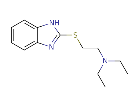 Ethanamine,2-(1H-benzimidazol-2-ylthio)-N,N-diethyl- cas  25369-81-7