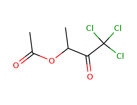 Molecular Structure of 25448-84-4 (4,4,4-trichloro-3-oxobutan-2-yl acetate)