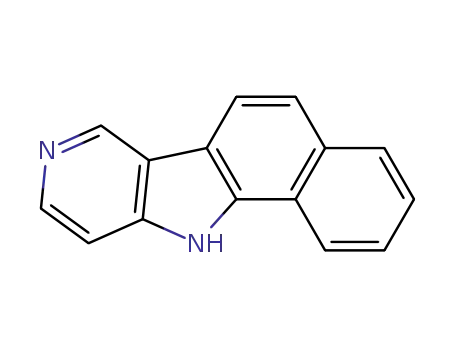 Molecular Structure of 318-03-6 (11H-Benzo[g]pyrido[4,3-b]indole)