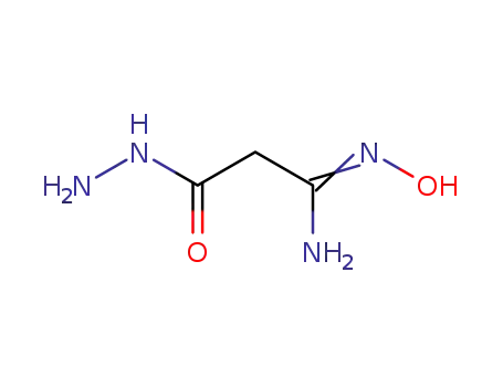 Molecular Structure of 25726-26-5 (3-HYDRAZINO-N'-HYDROXY-3-OXOPROPANIMIDAMIDE)