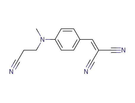 Molecular Structure of 25442-68-6 ({4-[(2-cyanoethyl)(methyl)amino]benzylidene}propanedinitrile)
