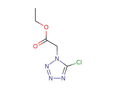 Molecular Structure of 26476-24-4 (5-Chloro-tetrazoleacetic acid ethyl ester)