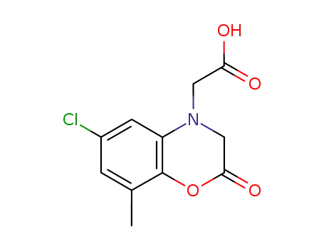 (6-chloro-8-methyl-2-oxo-2,3-dihydro-benz[1,4]oxazin-4-yl)-acetic acid