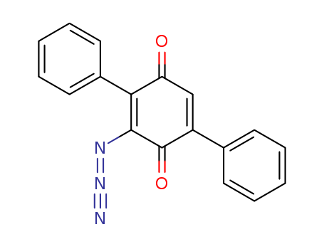 2,5-Cyclohexadiene-1,4-dione,3-azido-2,5-diphenyl- cas  26351-45-1