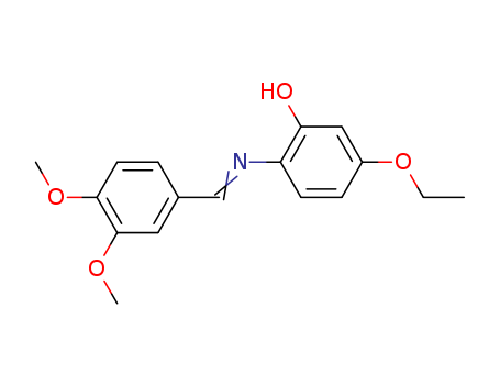 Phenol,2-[[(3,4-dimethoxyphenyl)methylene]amino]-5-ethoxy- cas  26449-47-8