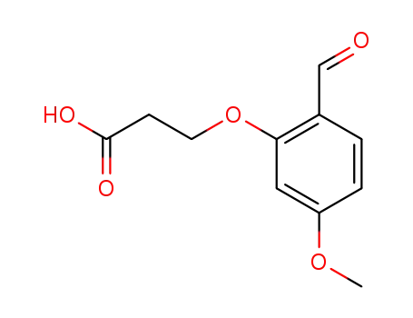 3-(2-formyl-5-methoxy-phenoxy)-propionic acid