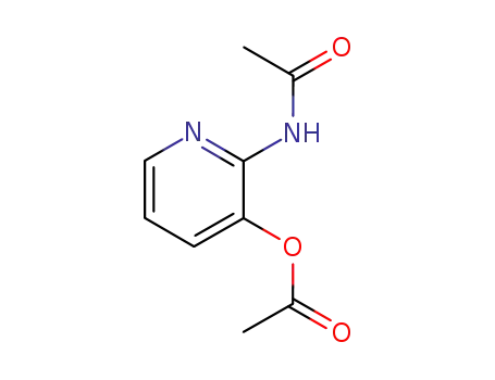 Molecular Structure of 26372-53-2 (2-(Acetylamino)-3-pyridyl acetate)