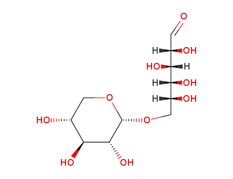 Molecular Structure of 26531-85-1 (6-O-β-D-Xylopyranosyl-D-glucose)
