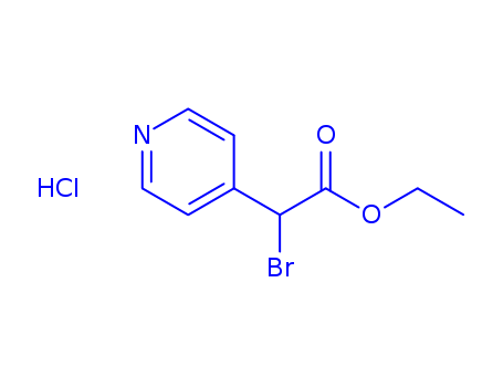 4-Pyridineacetic acid, a-bromo-, ethyl ester, hydrochloride