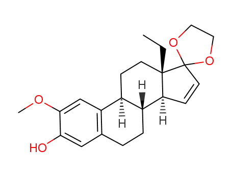 17,17-ethylenedioxy-2-methoxy-18a-homoestra-1,3,5(10),15-tetraen-3-ol
