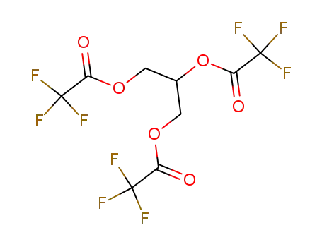 Molecular Structure of 26158-83-8 (Tris(trifluoroacetic acid)1,2,3-propanetriyl ester)