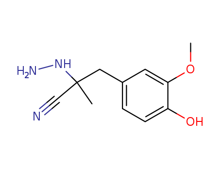 2-Hydrazino-α-(4-hydroxy-3-methoxybenzyl)propionitrile