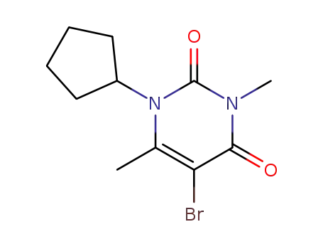 5-브로모-1-사이클로펜틸-3,6-디메틸-피리미딘-2,4-디온