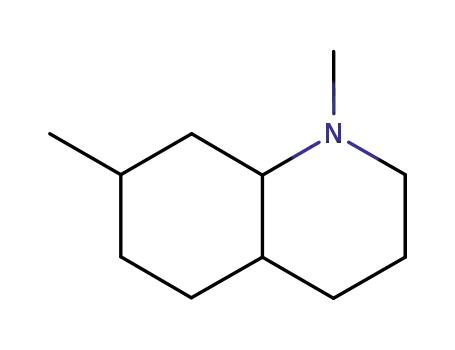 Molecular Structure of 32064-85-0 (Decahydro-1,7-dimethylquinoline)