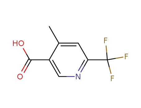 Molecular Structure of 261635-74-9 (4-Methyl-6-trifluoromethyl-nicotinic acid)