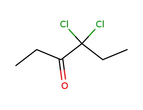Molecular Structure of 2648-60-4 (3-Hexanone,  4,4-dichloro-)