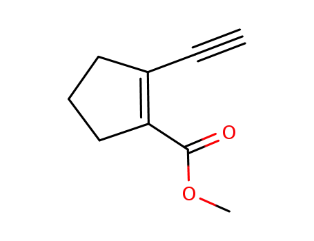 1-Cyclopentene-1-carboxylic acid, 2-ethynyl-, methyl ester (9CI)