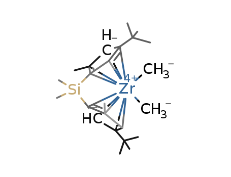 Zirconium,[(dimethylsilylene)bis[(1,2,3,4,5-h)-4-(1,1-dimethylethyl)-2-methyl-2,4-cyclopentadien-1-ylidene]]dimethyl-(9CI)