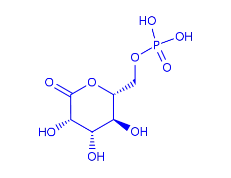 Molecular Structure of 2641-81-8 ((3,4,5-trihydroxy-6-oxo-oxan-2-yl)methoxyphosphonic acid)