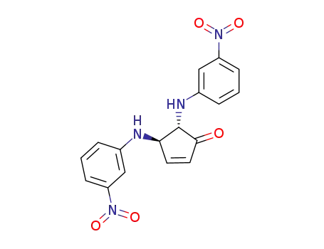Molecular Structure of 32116-48-6 (4,5-bis[(3-nitrophenyl)amino]cyclopent-2-en-1-one)