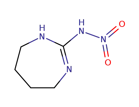 Molecular Structure of 28917-15-9 (Hexahydro-2-(nitroimino)-1H-1,3-diazepine)