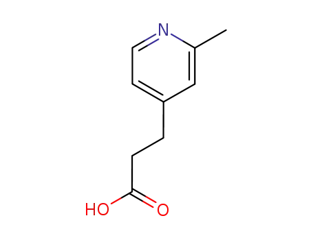 Molecular Structure of 26413-65-0 (4-Pyridinepropionicacid,2-methyl-(8CI))