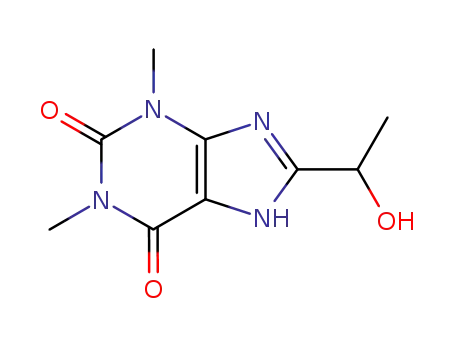 8-(1-Hydroxyethyl)-1,3-dimethyl-3,7-dihydro-1h-purine-2,6-dione