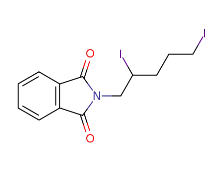 Molecular Structure of 26116-11-0 (N-(2,5-DIIODOPENTYL)-PHTHALIMIDE)