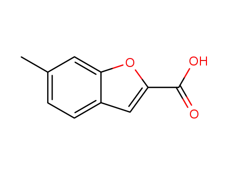 Molecular Structure of 50779-65-2 (6-METHYL-BENZOFURAN-2-CARBOXYLIC ACID)