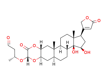 (R)-3-[(1R,3R,3aS,3bR,5aS,6aR,8S,10aR,11aS,11bS,13aR)-3,3a-Dihydroxy-11a,13a-dimethyl-9-oxo-1-(5-oxo-2,5-dihydro-furan-3-yl)-octadecahydro-7,10-dioxa-indeno[5,4-a]anthracen-8-yloxy]-butyraldehyde