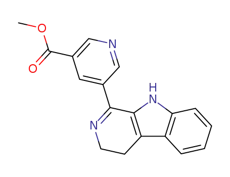 5- (4,9- 디 하이드로 -3H- 피리도 [3,4-b] 인돌 -1- 일) -3- 피리딘 카르 복실 산 메틸 에스테르
