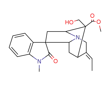 Molecular Structure of 26126-84-1 (Voachalotine oxindole)