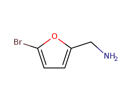 Molecular Structure of 263169-37-5 ([(5-BROMO-2-FURYL)METHYL]AMINE)