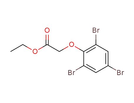 Molecular Structure of 26203-81-6 (2,4,6-Tribromophenoxyacetic acid ethyl ester)