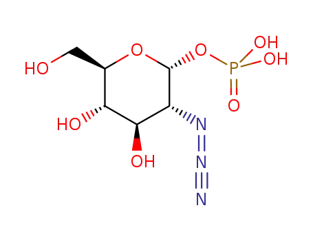 2-azido-2-deoxy-D-glucopyranose-1-(dihydrogen phosphate)