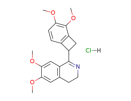 3,4-dihydro-6,7-dimethoxy-1-(3,4-dimethoxybenzocyclobutenyl)isoquinoline hydrochloride