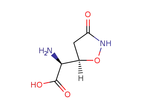 알파-아미노-3-옥소-5-이속사졸리딘아세트산
