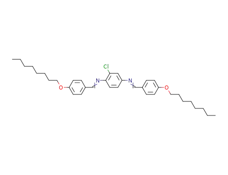 Molecular Structure of 26456-28-0 (BIS(P-OCTYLOXYBENZYLIDENE) 2-CHLORO-1,4-PHENYLENEDIAMINE)