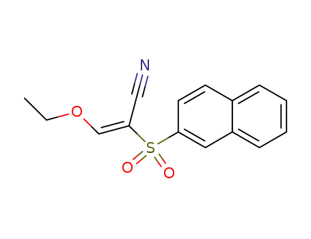 Molecular Structure of 32083-61-7 (3-ETHOXY-2-(2-NAPHTHYLSULFONYL)ACRYLONITRILE)